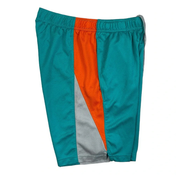 SH774 Men’s Nike NFL Team Apparel Miami Dolphins Performance Gym Shorts S - Picture 6 of 7